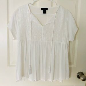 Rachel Zoe White Blouse Size XS